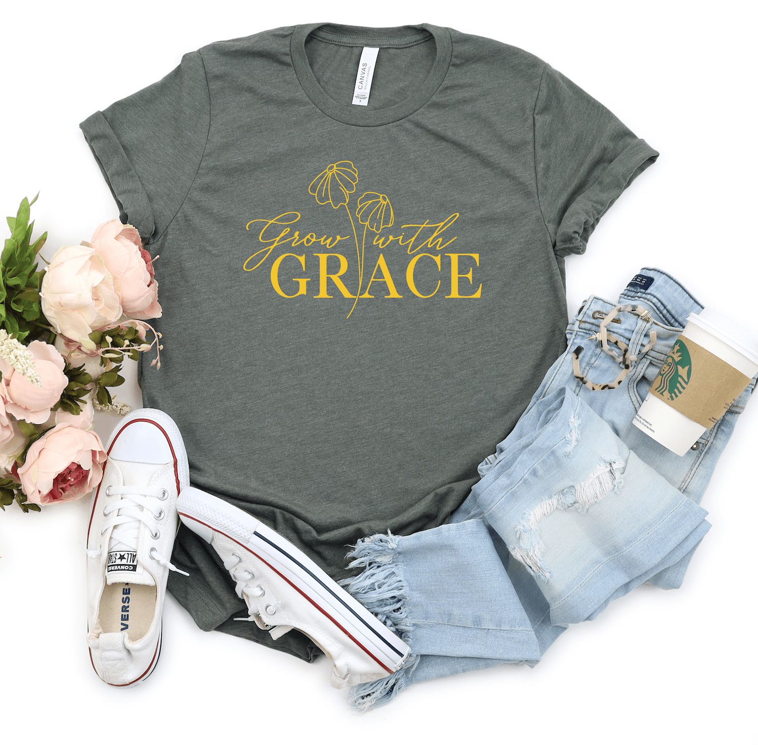 Grow In Grace T Shirt Grow In Grace T Shirt