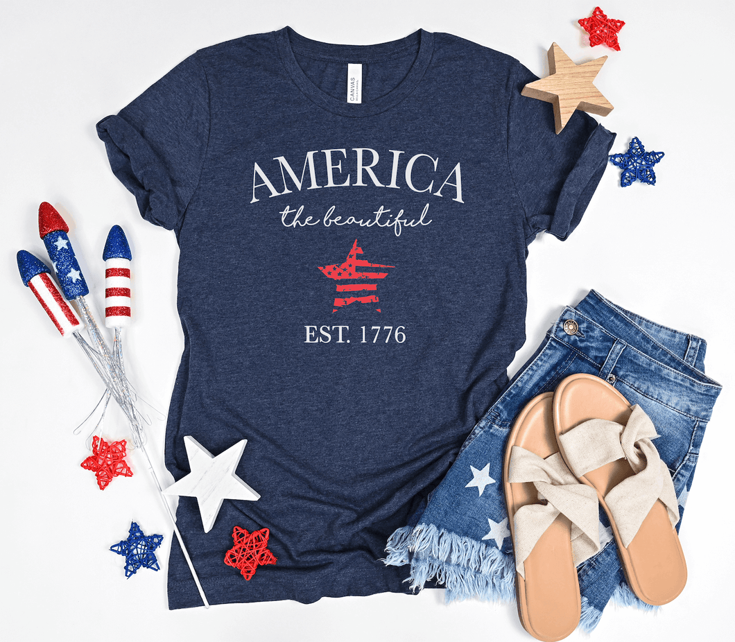 America The Beautiful Short Sleeve Shirt