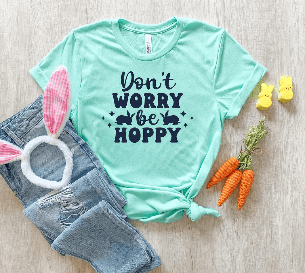 Don't Worry Be Hoppy Short Sleeve Shirt