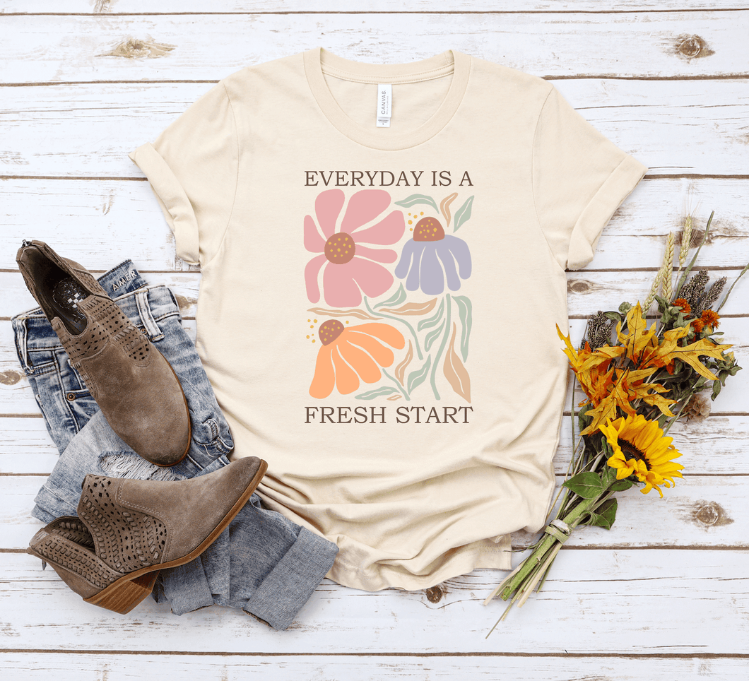 Everyday Is a Fresh Start Short Sleeve Shirt