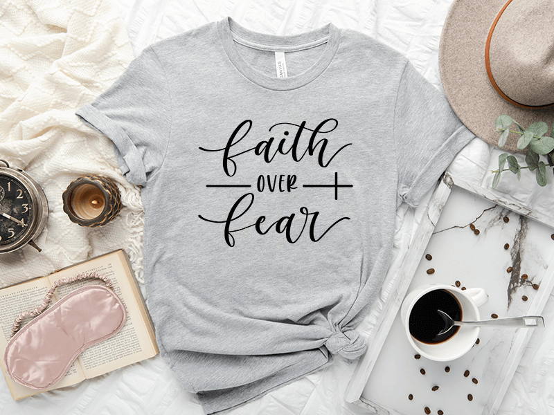 Faith Over Fear Short Sleeve Shirt