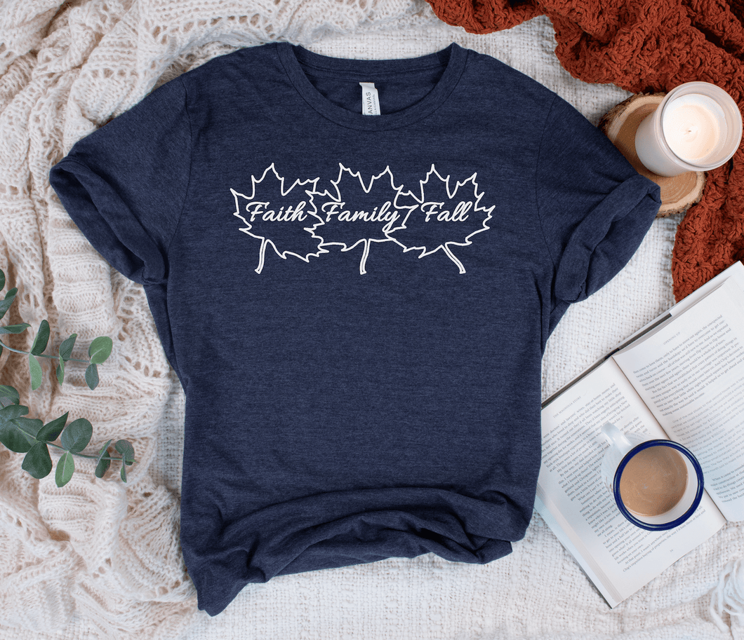 Faith Family Fall Short Sleeve Shirt