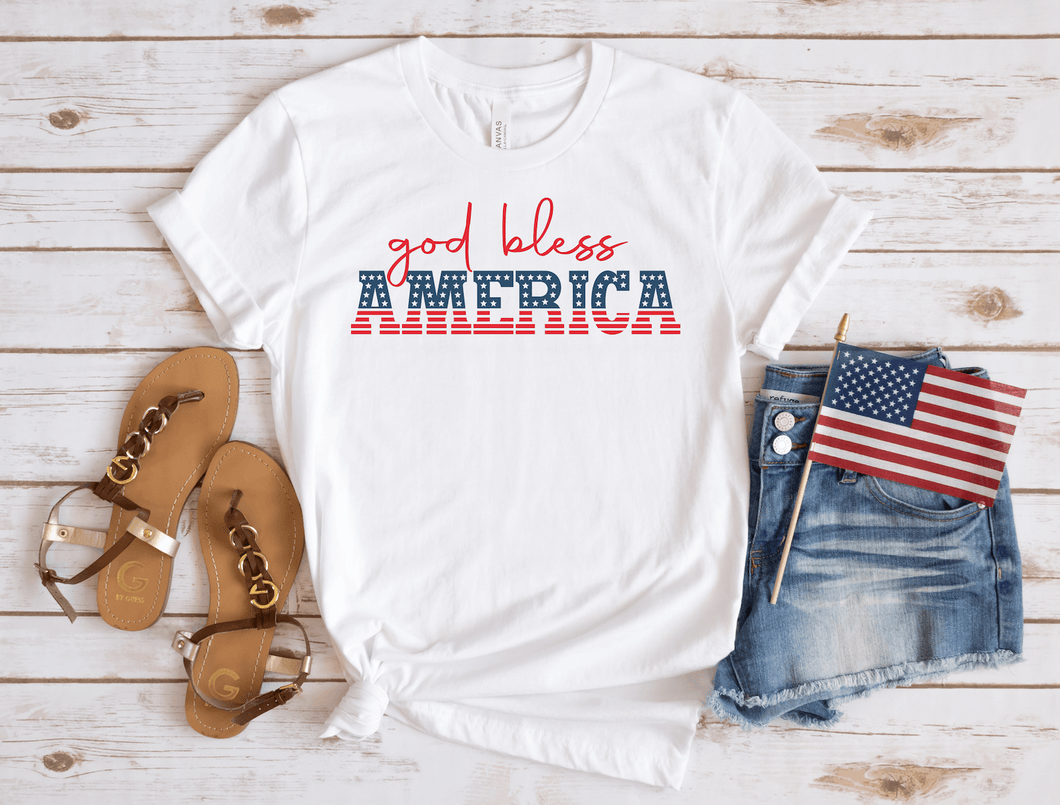God Bless America Original Short Sleeve Shirt