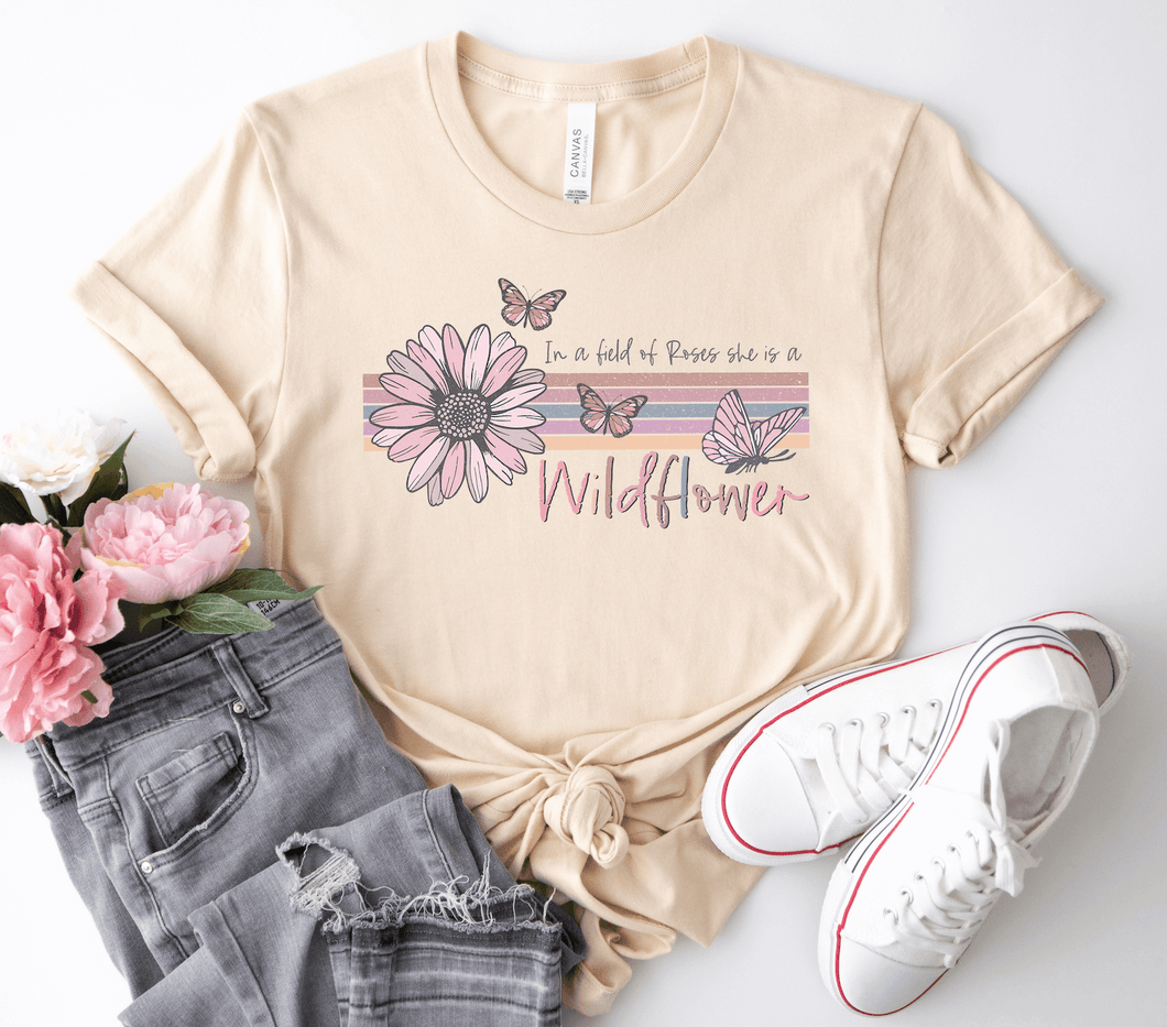 In a Field of Roses Short Sleeve Shirt