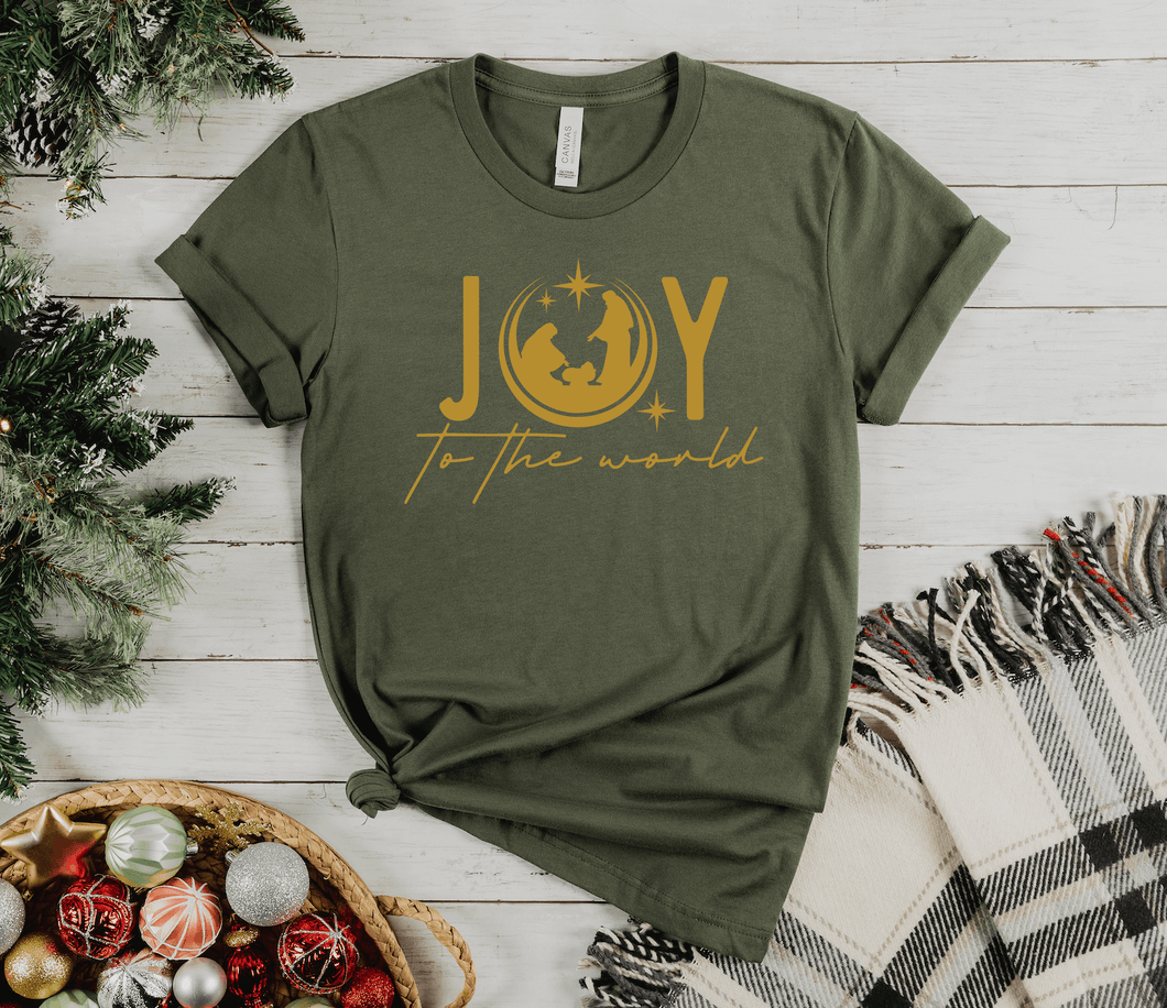 Joy To The World Short Sleeve Shirt