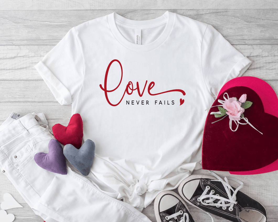 Love Never Fails Short Sleeve Shirt