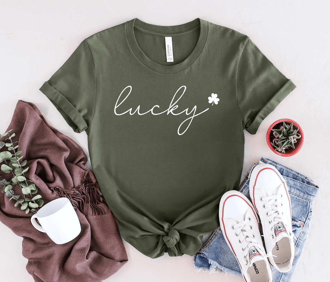 Lucky Shamrock Short Sleeve Shirt