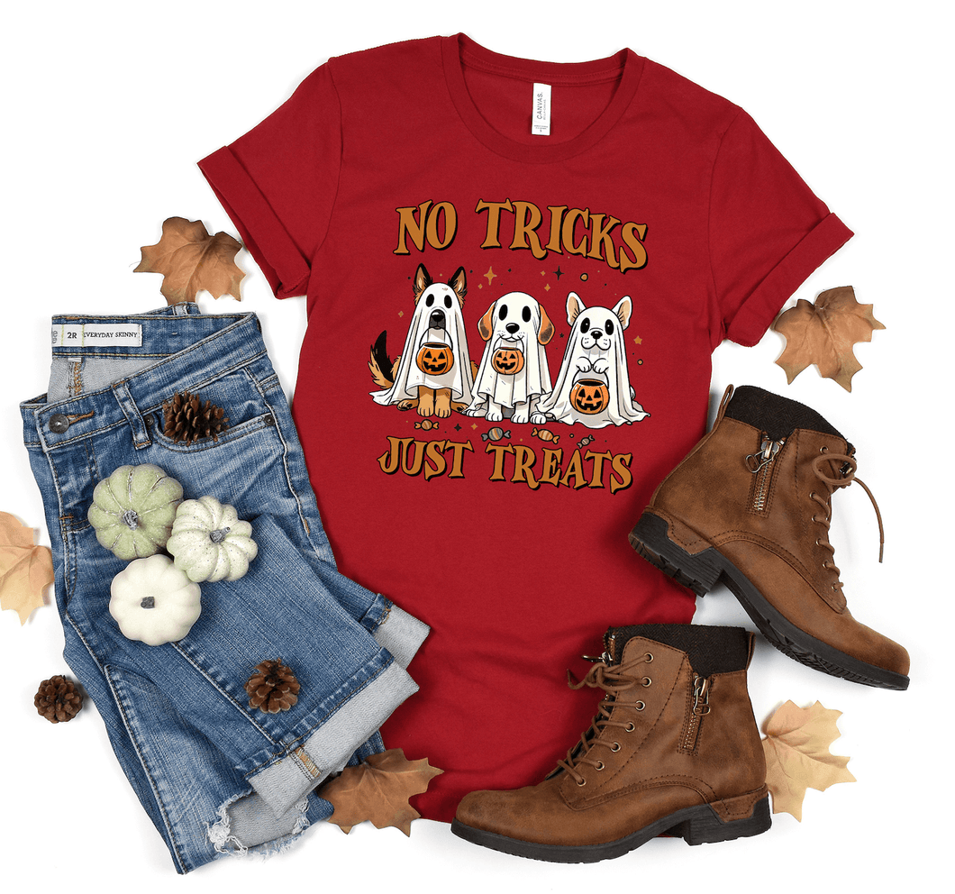 No Tricks Just Treats Short Sleeve Shirt