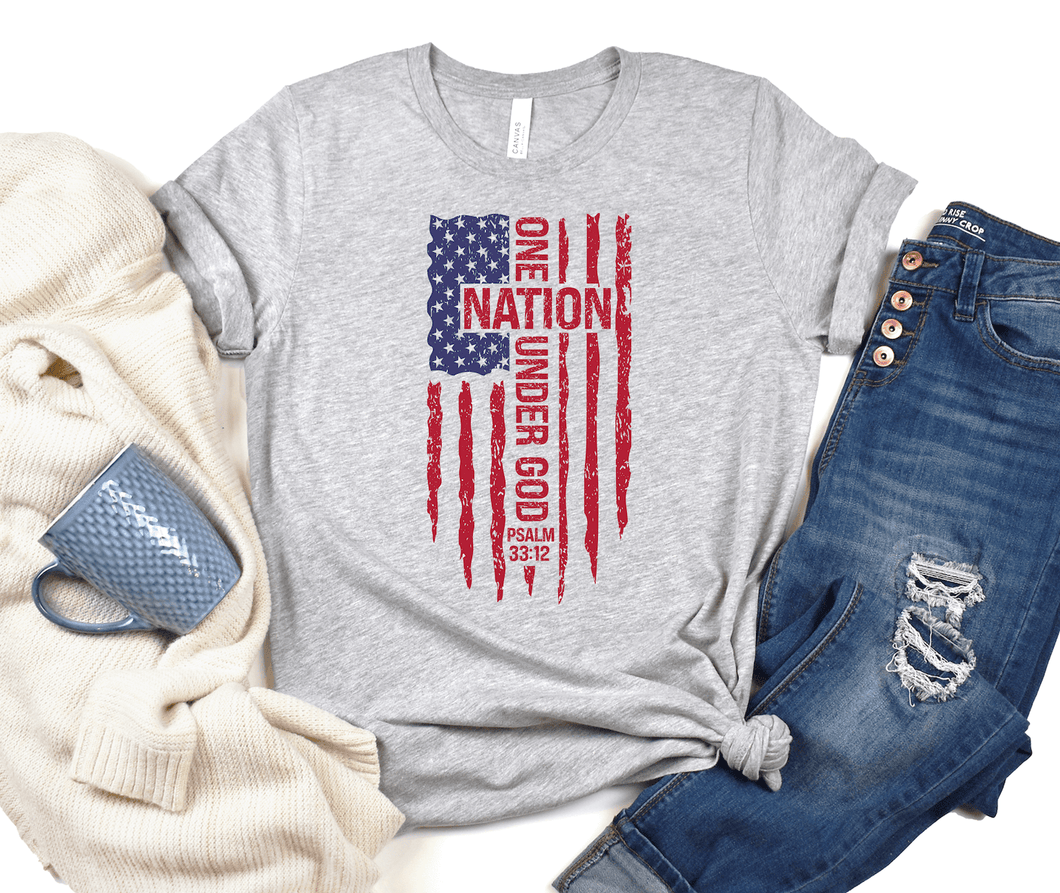 One Nation Under God Short Sleeve Shirt
