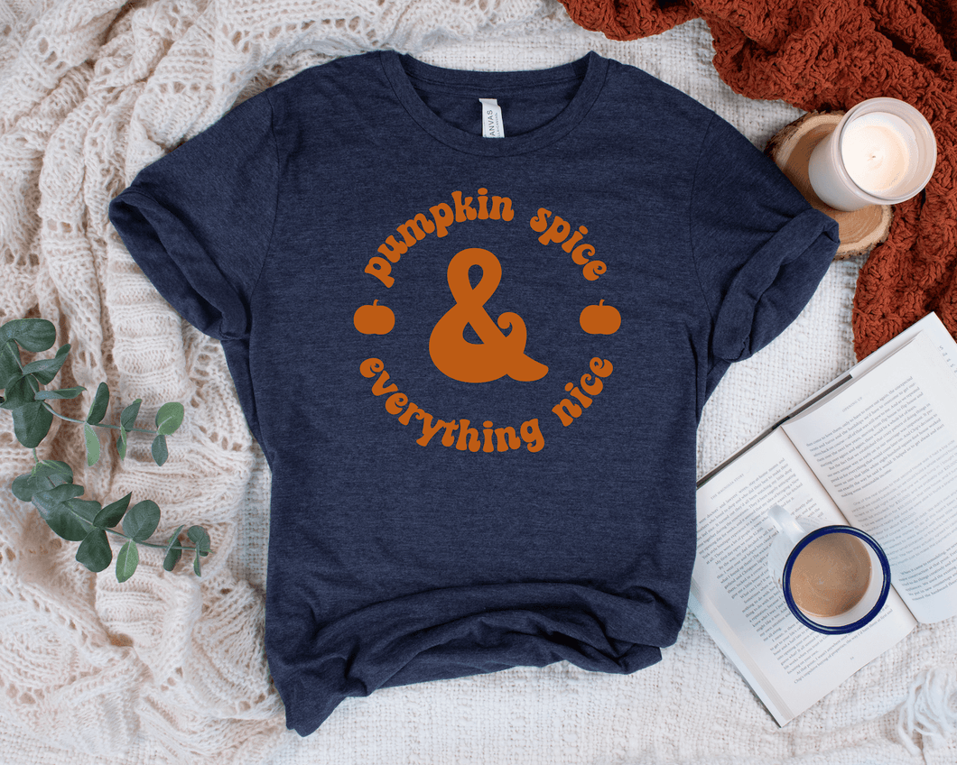 Pumpkin Spice & Everything Nice Short Sleeve Shirt