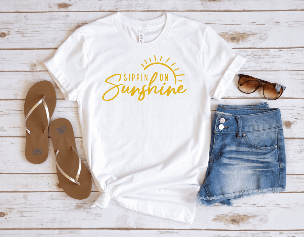 Sippin on Sunshine Short Sleeve Shirt