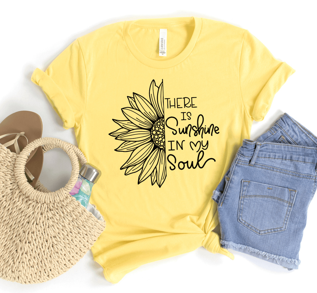 There Is Sunshine In My Soul Short Sleeve Shirt
