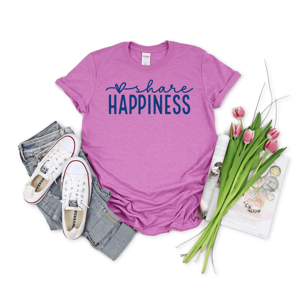 Share Happiness Short Sleeve Shirt