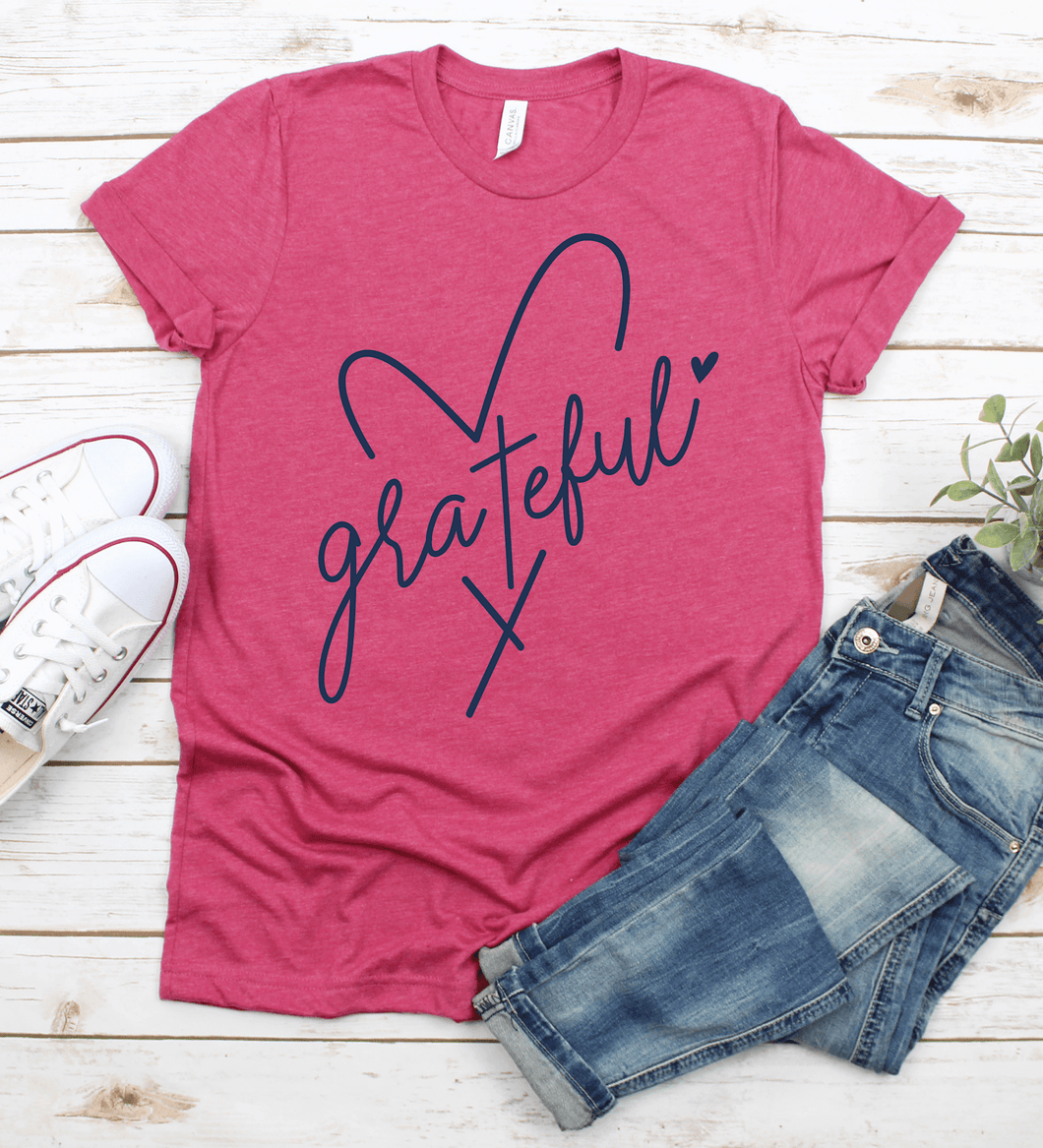 Grateful Heart Short Sleeve Shirt