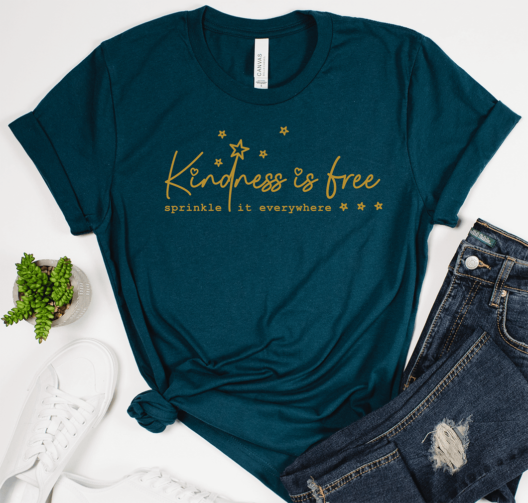 Kindness Is Free Short Sleeve Shirt