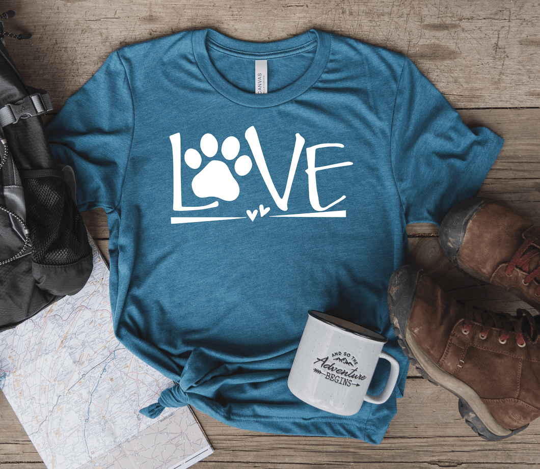 Love Paw Short Sleeve Shirt