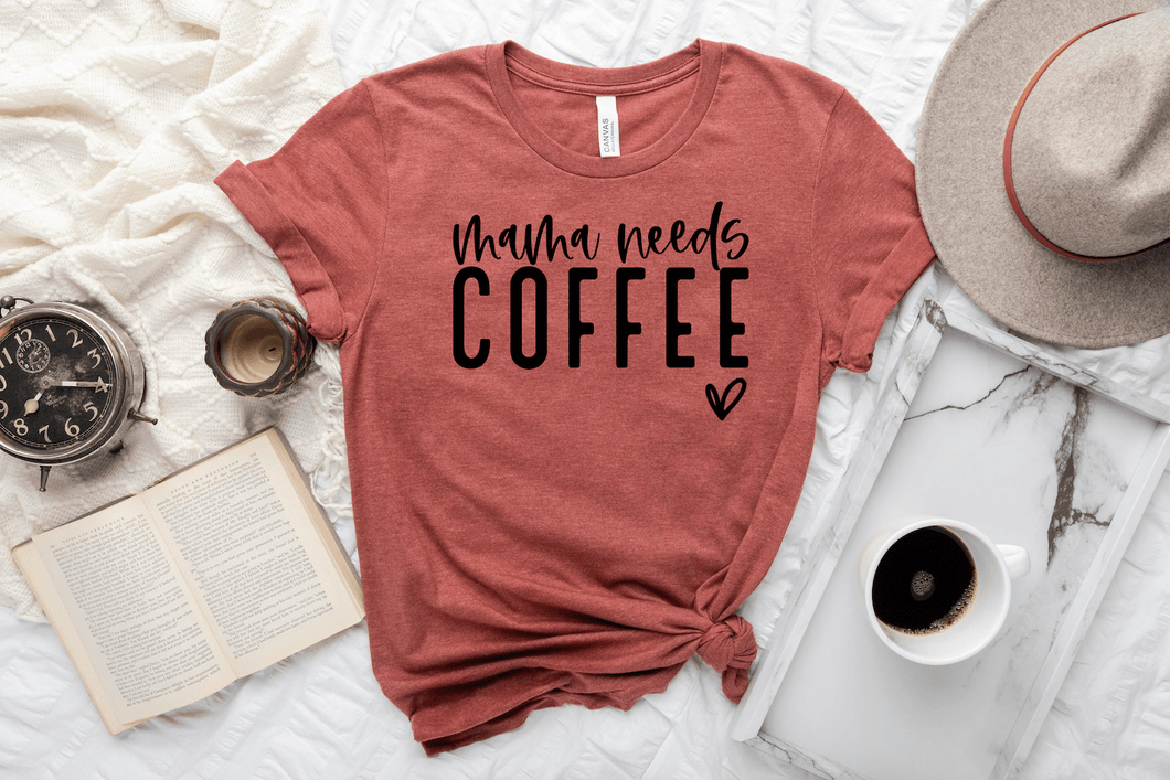 Mama Needs Coffee Short Sleeve Shirt