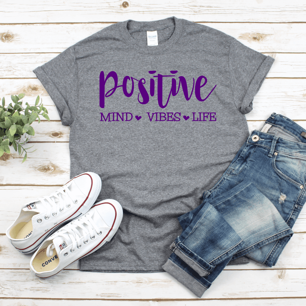 Positive Mind Vibes Life Short Sleeve Shirt