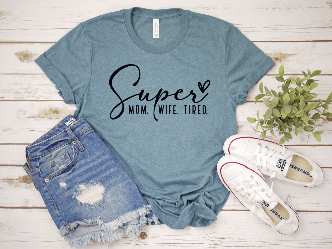 Super Mom Short Sleeve Shirt